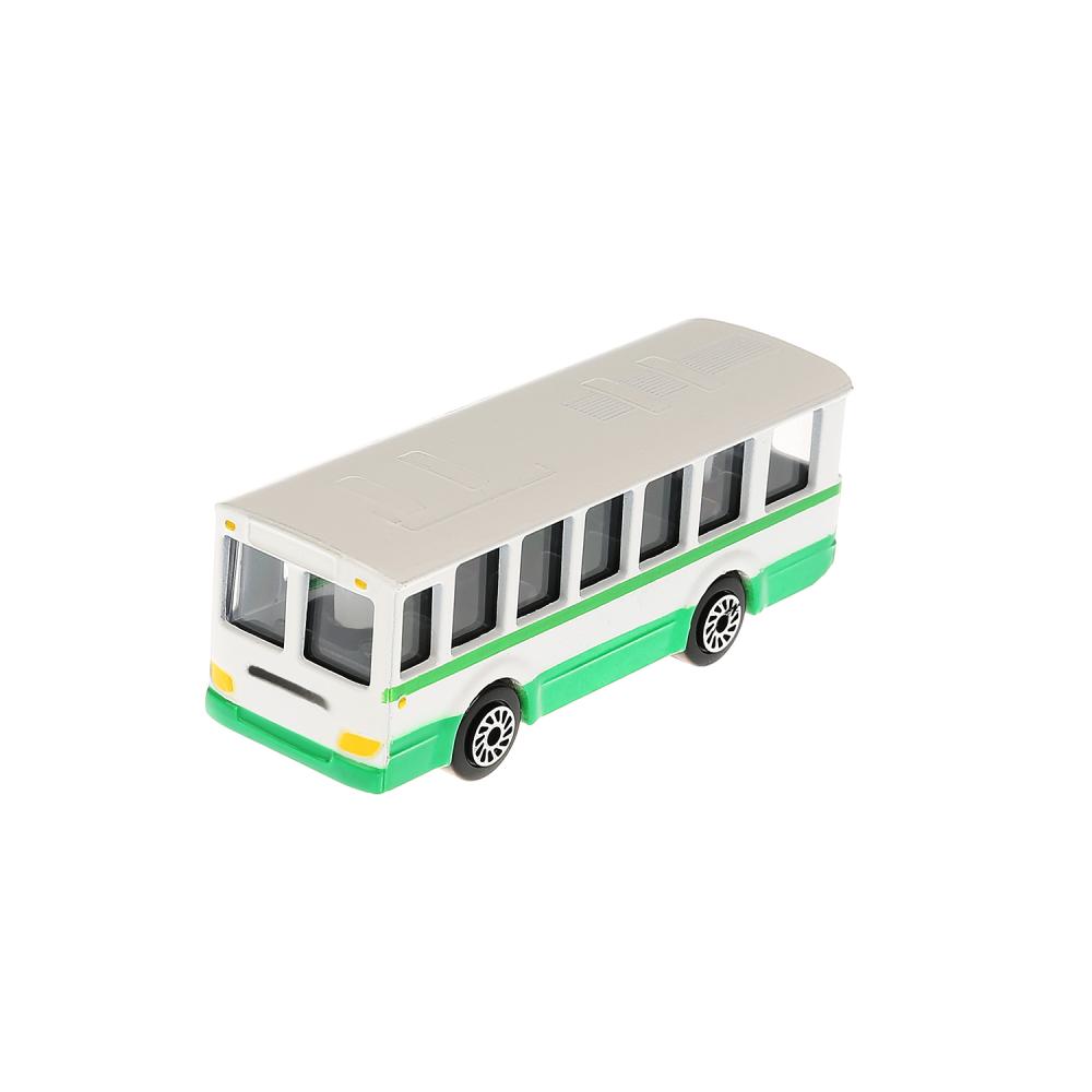 Набор из 3-х металлических моделей - Городской транспорт, 8 см   